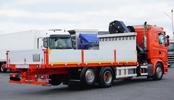 Scania G 410 - 6x2 - Valník + HR-HIAB 244 EP-5 – EURO 6 - 6