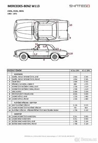 Mercedes-Benz W113 Pagoda - Přední maska, nárazníky atd - 6