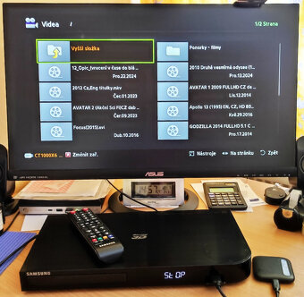 Blu-ray a DVD přehrávač SAMSUNG BD-H5900 - velmi dobrý stav - 6
