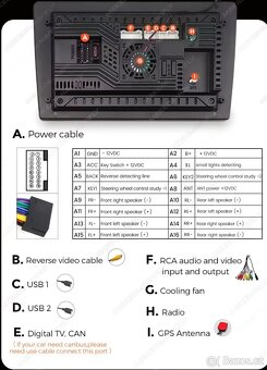 9" Android rádio s GPS vhodné nejen do Hyundai i30 - 6
