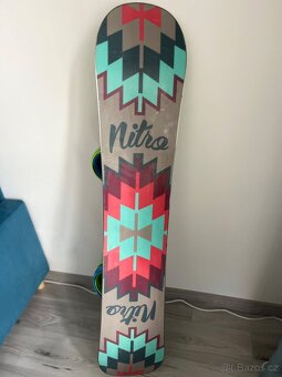 Nabízím dámskou parádou NITRO SPELL 151cm.+ vazání - 6