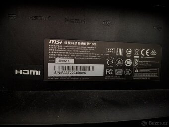 Monitor MSI Optix MPG27CQ2 (Bez stojánku, s vadou) - 6