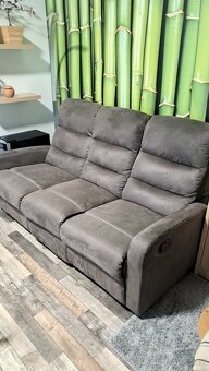 Relaxační 3 místná sedací souprava - 6