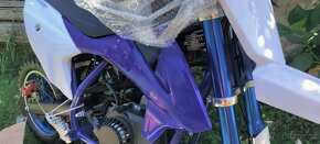 Nová dětská benzinová minikroska 49ccm modrá - 6