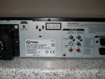 COMBO FUNAI WD6D-4413DB - Záznam z VHS na DVD - 6