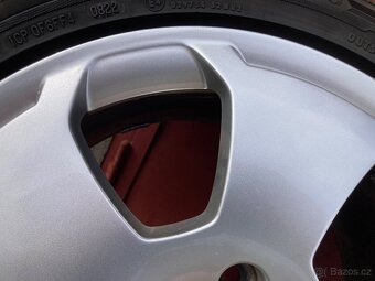 Audi 17" Originál 5x112 r17 +4x zánovní letní pneu - 6