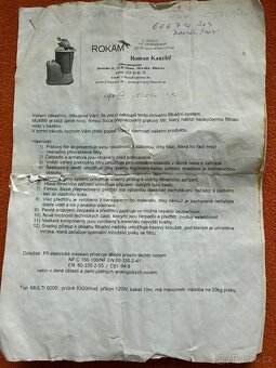 Písková filtrace, nafukovací bazén - 6