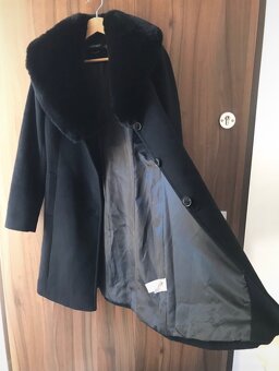 Luxusní kabát Lauren s příměsí kašmíru S/M - 6