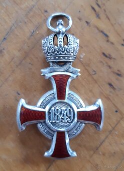 Stříbrný záslužný kříž FJI (č.2),Rakousko Uhersko - 6