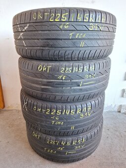 Prodám letní pneu 225/45/17 - 6
