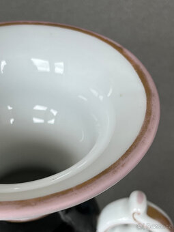 Starožitná váza 23 cm, 19. století, Slavkov Schlaggenwald - 6