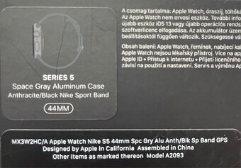iWatch Nike s5, 44mm¡ SpaceGrey ¡ 32gb¡87%baterie - 6