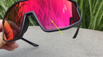 Cyklistické brýle Uvex Skyryse JR. Black Matt/Mirror red - 6