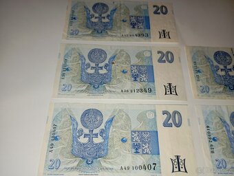 BANKOVKY 20 KČ 1994, OBĚ VYDANÉ SÉRIE - 6