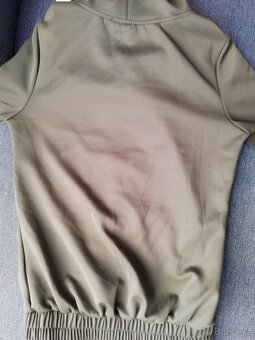 Khaki mikina s kapucí - 6