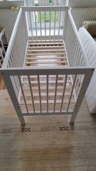 Dětská postýlka Scarlett Perta  bílá 120x60 - 6