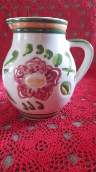 Džbán na víno + pohárky - Toskánská ručně malovaná keramika - 6