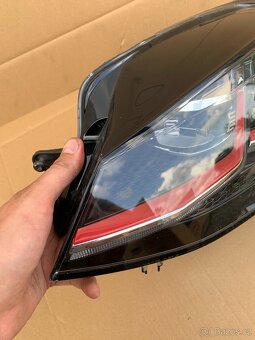 svetlo xenon levy leve vw golf 7 vii gti lift - 6