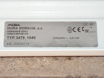 Nový Elektrický sporák Mora 3479 Evolution - 6