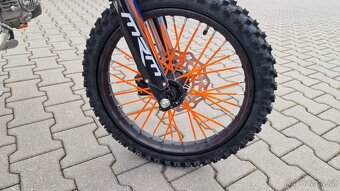 Pitbike DT125 17/14, světlo, el startér, řazení.. - 6