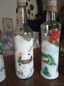 Ručně malované svítící láhve - 6