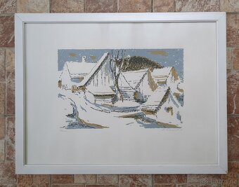 Alois Baránek - Zimní krajina, Valašsko - Poteč - 6