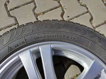 Alu litá kola VW POLO 5, 185/60/15 + šrouby,5x100 - 6