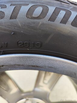 Originál ALU kola MERCEDES 17" s pneu BRIDGESTONE - 6