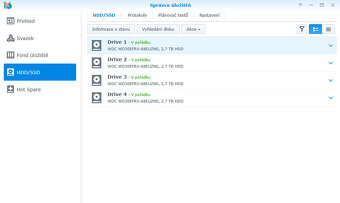 NAS Synology DS411j + 4x 3TB WD Red - 6