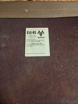 Italské jídelní designové židle B\B Maxalto - 6