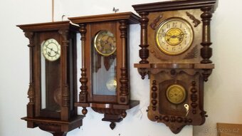 Starožitné nástěnné hodiny sbírka 6ks - 6