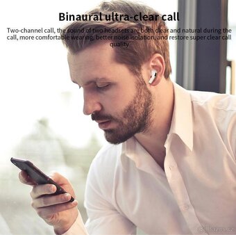 TWS Sluchátka Chytrá dotyková sluchátka - 6