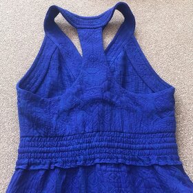 Sytě modré šaty Zara, vel. S - 6