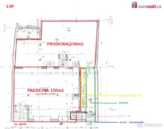Prodejna + sklad 130m2, centrum, Hodonín - 6