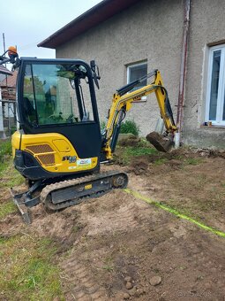 Pronájem minibagru Yanmar Sv18 - 6