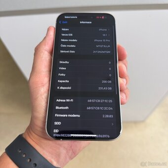 iPhone 15 Pro 256GB, 100% baterie, záruka - 6
