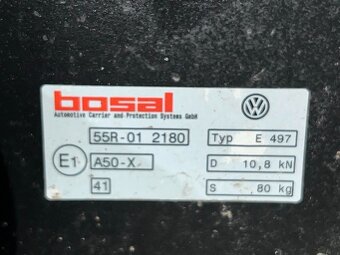 Tažné zařízení výkyvné 5TA803880 VW Touran 5T r.v. 2016 - 6