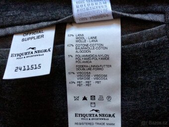 Panské sako ETIQUETA NEGRA, vel.40-42. - 6