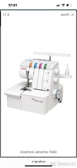 Janome 744D overlock - 6
