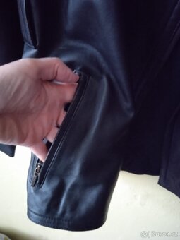 Pánská kožená bunda Cerrutti, velikost M - 6