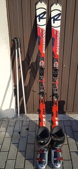 Lyže,boty,helma,hůlky,vak na boty,brýle.KOMPLET VÝBAVA - 6