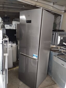 Prodám stříbrnou lednici zn. Beko-185cm---ZDARMA DOVEZU--- - 6