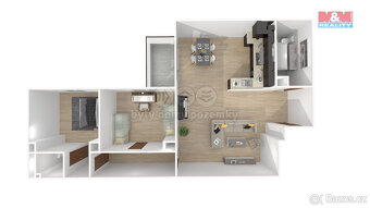 Prodej bytu 3+1, 93 m², Janovice Úhlavou, Rozvojová zóna - 6