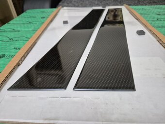 dekorační polep B sloupků dveří carbon design VW Golf VI od - 6