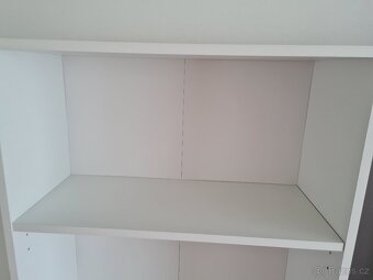 Bílá knihovna 176x60x24 cm - 6