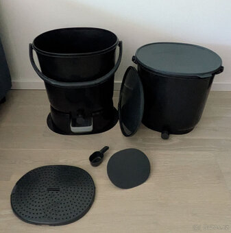 Bokashi Organko Essential set se základnou + 1,7 kg směsi - 6