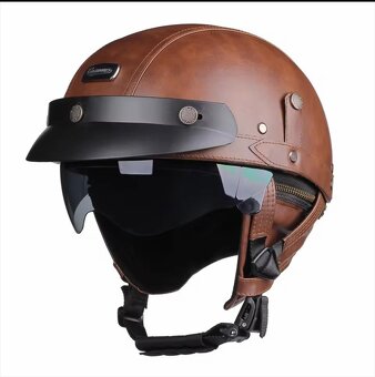 Retro moto přilba - 6