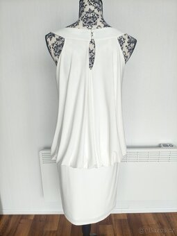 Bílé společenské šaty vel. 40 - 6