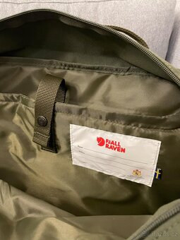 Prodám batoh značky Fjällräven Kanken Weekender Army Green - 6