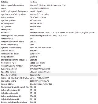 repasovaný PC, Intel Core i5, 16 GB Ram, SSD, Windows 11 vč - 6
